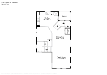 Floor plan 2 for 9509 Log Jam St