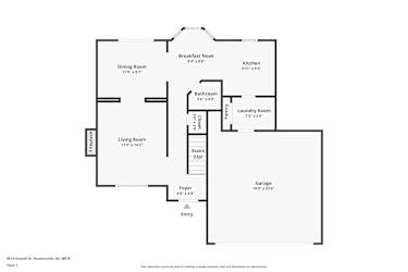 Floor plan 1 for 9515 Stawell Dr