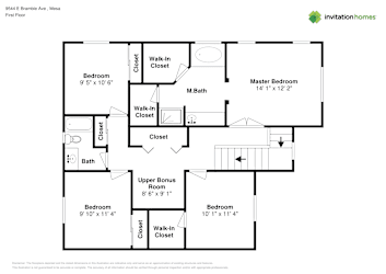 Floor plan 2 for 9544 E Bramble Ave