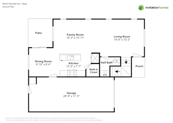 Floor plan 1 for 9544 E Bramble Ave