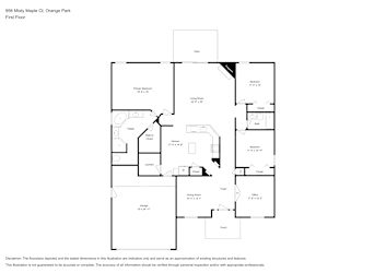 Floor plan 1 for 956 Misty Maple Ct