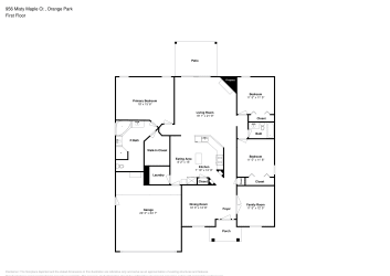 Floor plan 1 for 956 Misty Maple Ct