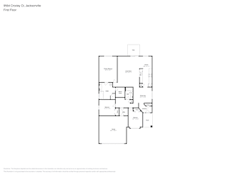 Floor plan 1 for 9564 Croxley Ct
