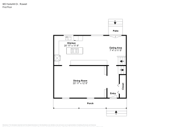 Floor plan 2 for 960 Hunterhill Dr