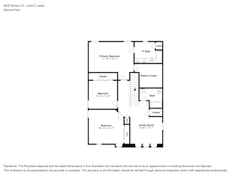Floor plan 2 for 9605 Simeon Dr