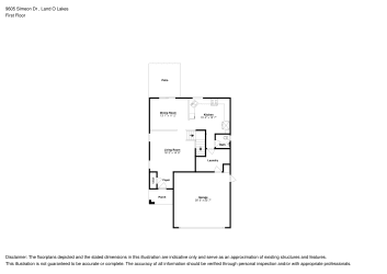 Floor plan 1 for 9605 Simeon Dr