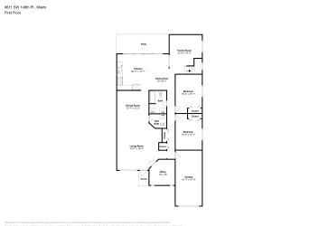 Floor plan 1 for 9611 SW 148th Pl