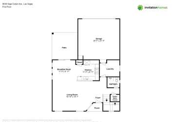 Floor plan 1 for 9639 Vega Carpio Ave