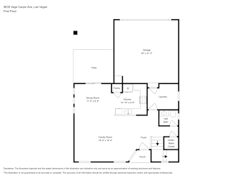 Floor plan 1 for 9639 Vega Carpio Ave