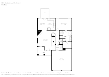 Floor plan 1 for 9641 Storybook Ave NW