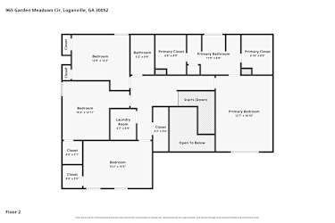 Floor plan 2 for 965 Garden Meadows Cir