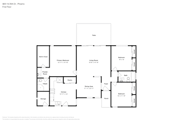 Floor plan 1 for 9651 N 35th Dr
