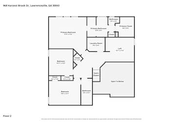 Floor plan 2 for 968 Harvest Brook Dr