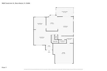 Floor plan 1 for 9684 Tavernier Dr