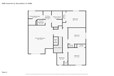 Floor plan 2 for 9684 Tavernier Dr