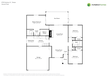 Floor plan 1 for 9705 Sunbury Ct