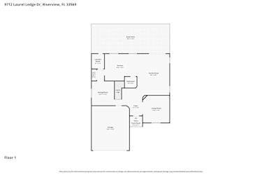 Floor plan 1 for 9712 Laurel Ledge Dr