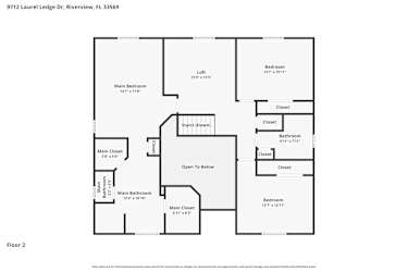 Floor plan 2 for 9712 Laurel Ledge Dr