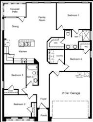Floor plan 1 for 9740 MCCLANE FARM DRIVE