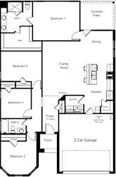 Floor plan 1 for 9745 MCCLANE FARM DRIVE