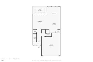 Floor plan 1 for 9808 Little Bluestem Dr