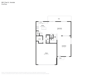 Floor plan 1 for 982 E Dee St