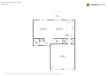 Floor plan 1 for 9820 Rocky Ford Club Rd