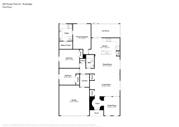 Floor plan 1 for 985 Riviera Point Dr