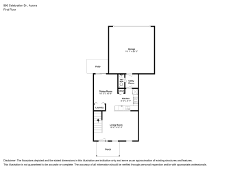 Floor plan 1 for 986 Celebration Dr
