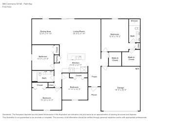 Floor plan 1 for 988 Commerce Rd SE