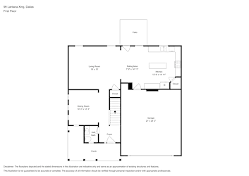 Floor plan 1 for 99 Lantana Xing