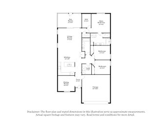 Floor plan 1 for 9998 Lemon Grass Ln